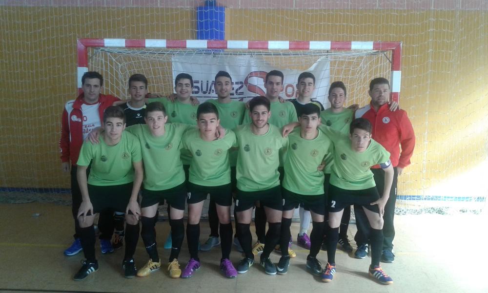 Imagen El equipo juvenil de fútbol sala supera a Triana en los cuartos de la Copa de Andalucía