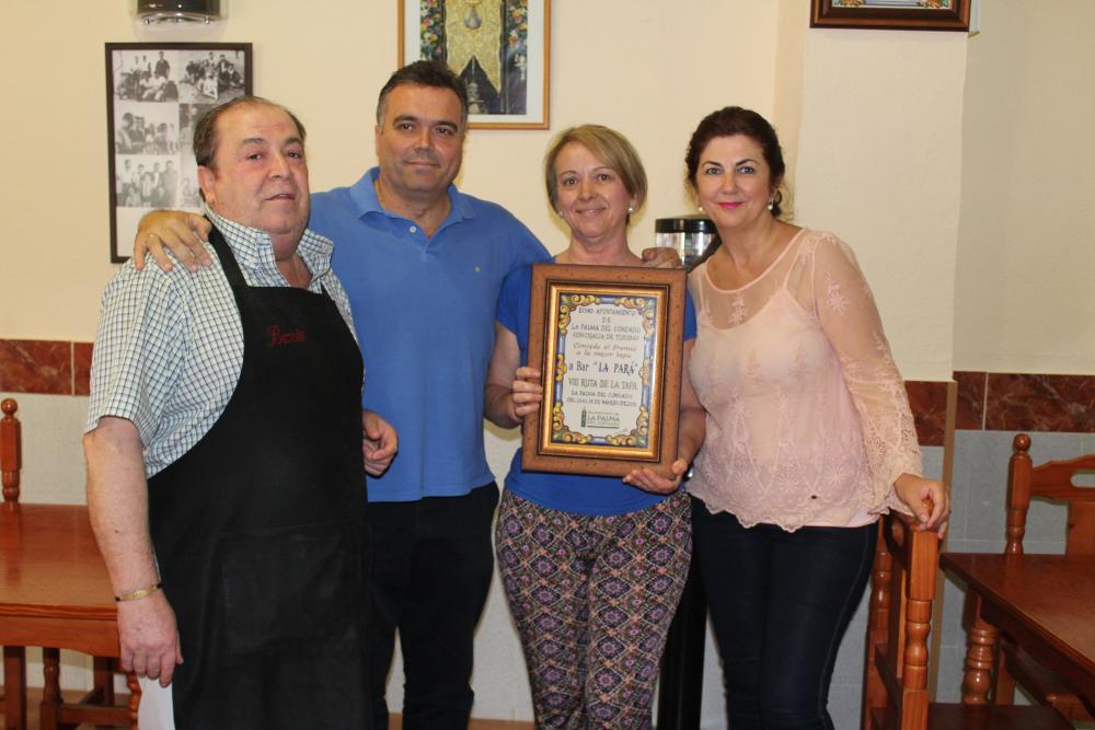Imagen Bar La Pará recibe el premio de la Ruta de la Tapa