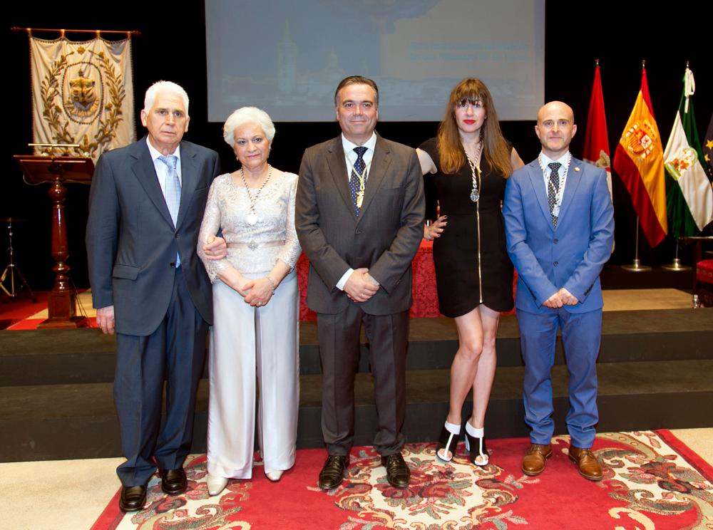 Imagen Pepa Charro, Martín Cera, Basilio Pérez y Rosario García Medallas de La Palma 2016