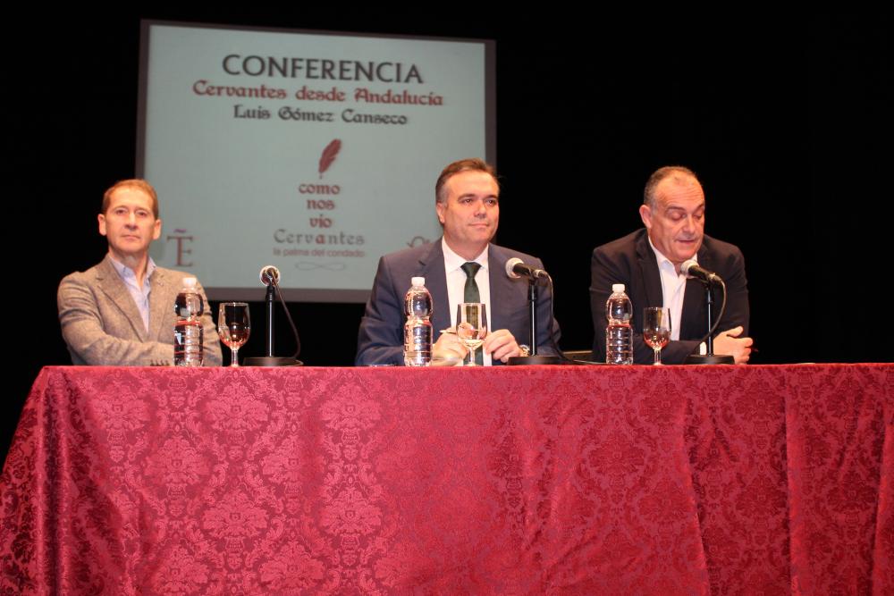Imagen Gómez Canseco pronuncia la conferencia Cervantes desde Andalucía