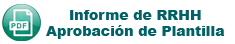 Informe de RRHH Aprobación de Plantilla