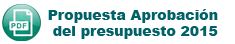 Propuesta de Aprobación del Presupuesto 2015