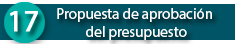 Propuesta de Aprobación del Presupuesto 2015
