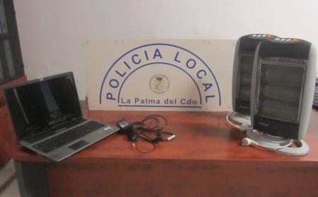 Imagen La Policía Local de La Palma y el puesto de la Guardia Civil logran detener al presunto autor de una oleada de robos