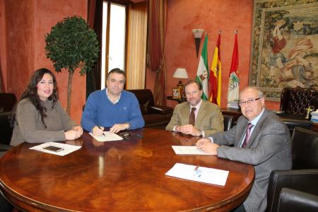 Image Ayuntamiento y Apyme La Palma mejoran el convenio suscrito.