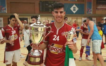 Image El palmerino Ramón Vargas campeón de España juvenil fútbol sala con El Pozo de Murcia