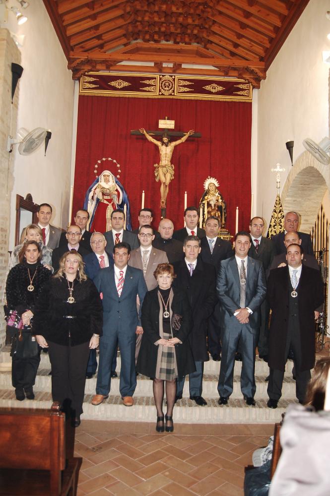 Imagen La nueva Junta de la Hermandad del Cristo del Perdón toma posesión