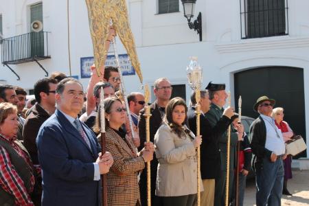 Image La Hermandad de La Palma protagoniza una solemne y multitudinaria peregrinación a la aldea de El Rocío
