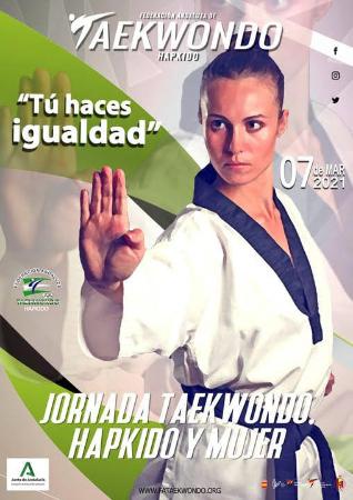 Imagen El Club Kuroi y el Ayuntamiento se suman a la jornada Tú Haces igualdad de la Federación Andaluza de Taekwondo.