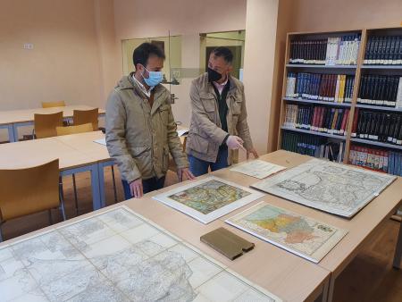 Imagen La biblioteca municipal adquiere una colección de mapas originales donde apreciar el recorrido histórico-administrativo del municipio.