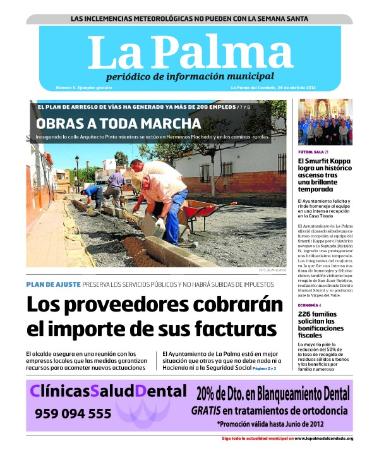 Image Ya está en la calle el número 5 del periódico municipal LA PALMA