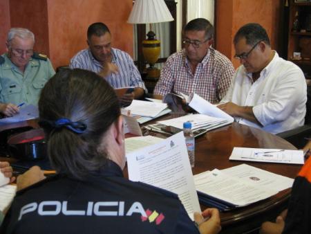 Image La Junta Local de Seguridad de La Palma se marca como objetivo que la Feria Real mantenga sus mínimos registros de incidentes