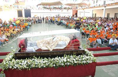 Image La Palma vive la llegada de las reliquias de San Juan Bosco como un acontecimiento 
