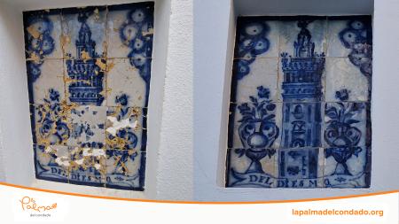 Image Restaurado el azulejo de la fachada del Diezmo