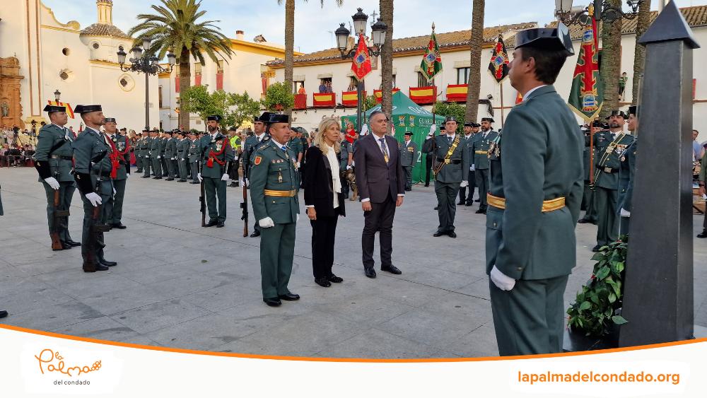 Imagen La Palma del Condado acoge el acto militar que conmemora el 180 aniversario de la fundación de la Guardia Civil