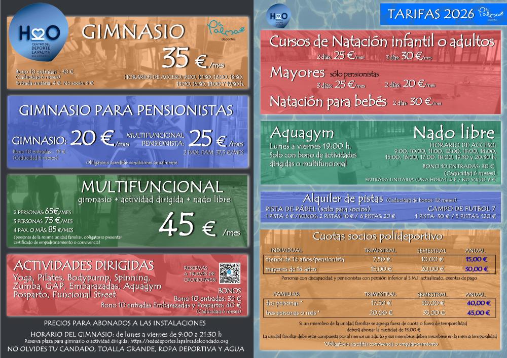 Imagen ACTUALIZACIÓN DE TARIFAS PARA 2026