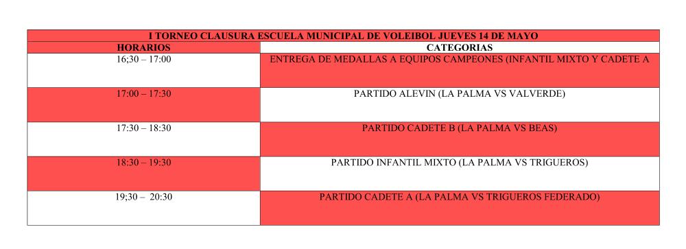 Imagen I TORNEO CLAUSURA ESCUELA MUNICIPAL DE VOLEIBOL