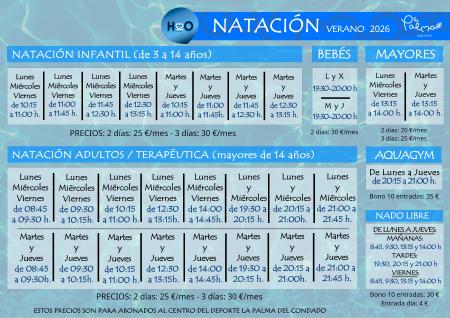 Imagen CAMPAÑA NATACIÓN VERANO 2026
