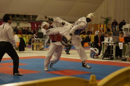 Image David Cárdenas llegó a cuartos de final del Campeonato de España sénior de Taekwondo.