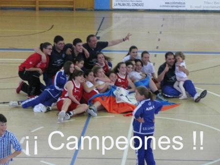 Image El Cadete Femenino del Club Baloncesto La Palma se proclama campeón de Huelva